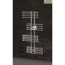 Radiateur sèche-serviette design vertical EDEN 50x120 cm en chrome 