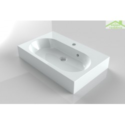 Ensemble meuble & lavabo RIHO BELLUNO SET 01 en bois stratifié 60x45x H 60 cm