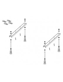 Baignoire d'angle droite acrylique RIHO DELTA 160x80 cm