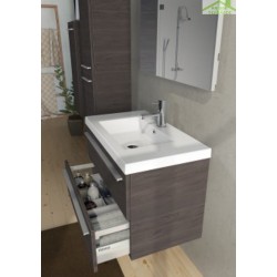Ensemble meuble & lavabo RIHO  BELLIZZI SET 06 en bois stratifié 80x45x H 60 cm