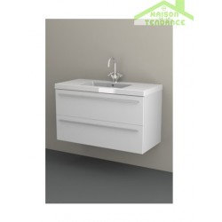 Ensemble meuble & lavabo RIHO  BELLIZZI SET 11 en bois stratifié 100x45x H 60 cm