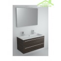 Ensemble meuble & lavabo RIHO BRONI SET 10 en bois stratifié 100x48x H 52,5 cm