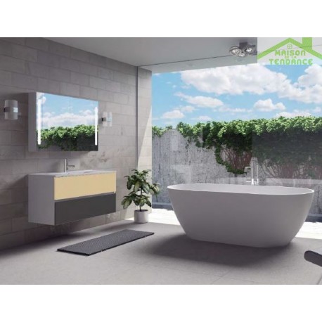 Ensemble meuble & lavabo RIHO  CAMBIO SENTITO SET 07 80x48x H 57 cm