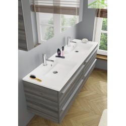 Ensemble grand meuble & lavabo RIHO BRONI SET 22 en bois stratifié 160x48x H 52,5 cm