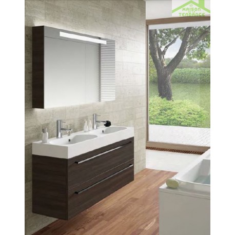 Ensemble meuble & lavabo RIHO  SLIMLINE SET 77 120x38 H 60,5 cm