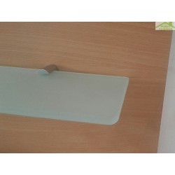 Etagère, tablette murale de douche ALFA en verre 60cm x 12 cm x 2cm