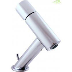 Mitigeur lavabo design SEINA avec siphon en chrome