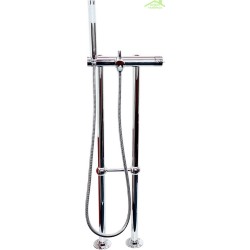 Mitigeur baignoire sur pied SEINA avec douchette H. 106 cm