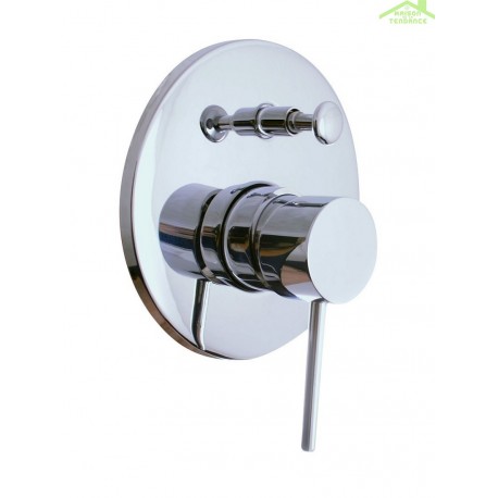 Mitigeur douche mural encastrable SEINA laiton chromé avec commutateur Mitigeur douche mural encastrable SEINA laiton chromé avec commutateur