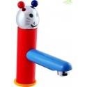 Mitigeur lavabo ours pour enfant avec siphon