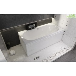 Tablier de baignoire latéral universel en acrylique blanc