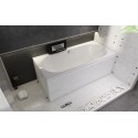 Tablier de baignoire latéral universel en acrylique blanc