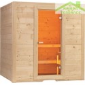 Cabine de Sauna BASIC MASSIV LARGE de SENTIOTEC 195x187 cm