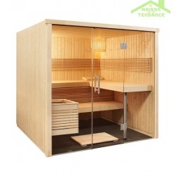 Cabine de Sauna PANORAMA SMALL de SENTIOTEC 214x160 cm