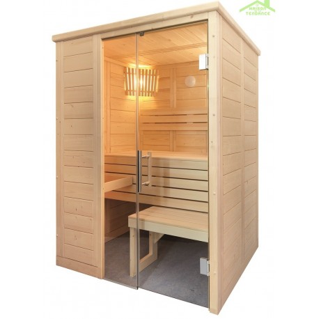 Cabine de Sauna ALASKA MINI de SENTIOTEC 160x110 cm