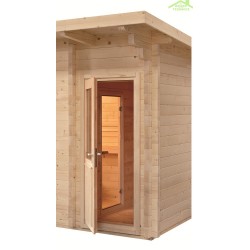 Cabine de Sauna d’extérieur LAVA de SENTIOTEC 341x230 cm