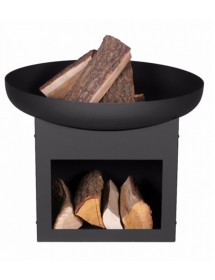 Brasero de jardin FATAPERA avec range bois