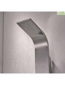 Colonne de douche hydromassante GRANDE ELEA en acier inoxydable 165 cm
