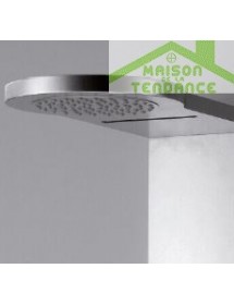 Colonne de douche hydromassante THALIA en ABS chromé 134x20x7 cm