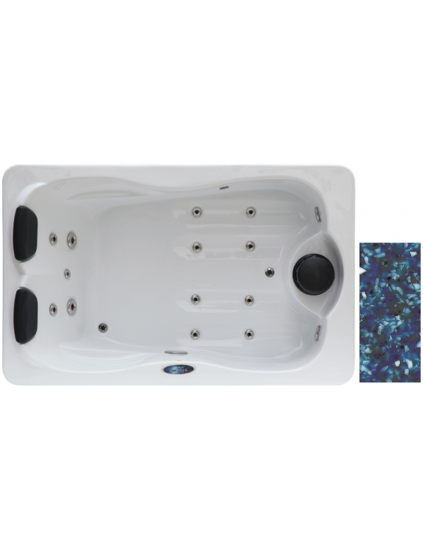 SPA JADE 15 jets 2 à 3 places 194x110x72 cm avec couverture