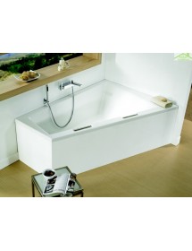 Grande baignoire d'angle acrylique RIHO DOPPIO 180x130cm