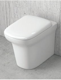 Cuvette WC à poser NOMARA avec abattant à frein de chute