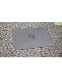 COUVERCLE de brasero carré 50cm, 60cm 70cm et 80cm