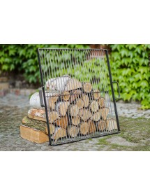 Grille de cuisson carrée pour brasero en acier