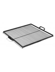 Grille de cuisson carrée pour brasero en acier