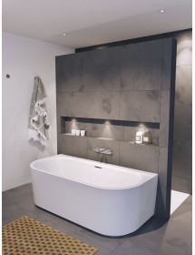 Baignoire acrylique RIHO DESIRE BACK2WALL 184x84 cm