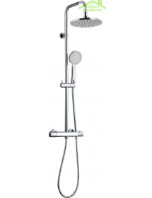 Colonne de douche thermostatique MAFANA avec douchette en inoxydable 105 cm