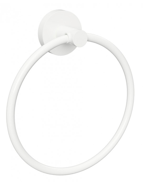 Anneau de serviette WHITE en laiton blanc 15 cm Anneau de serviette WHITE en laiton blanc 15 cm