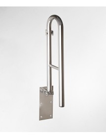 arre d'appui relevable en forme de U pour toilettes et douche inox Help