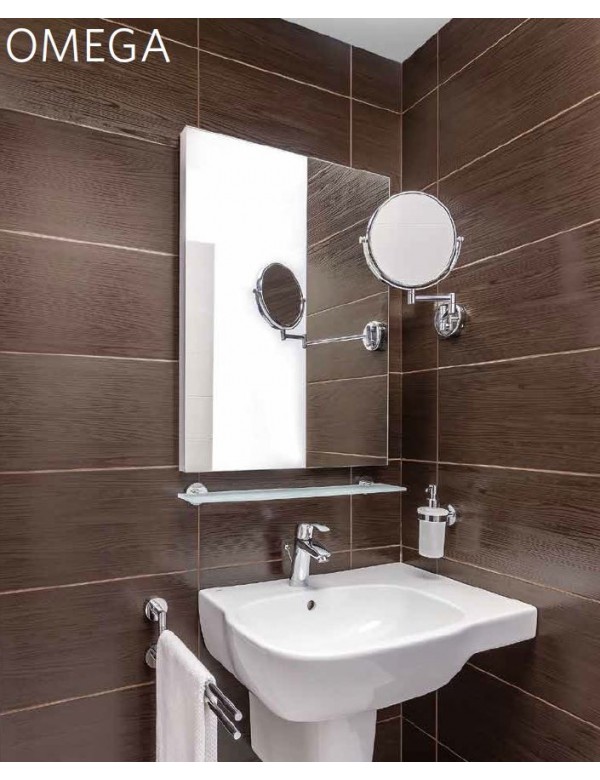 Distributeur de savon liquide en verre OMEGA 10x18x7,5cm / 250ml