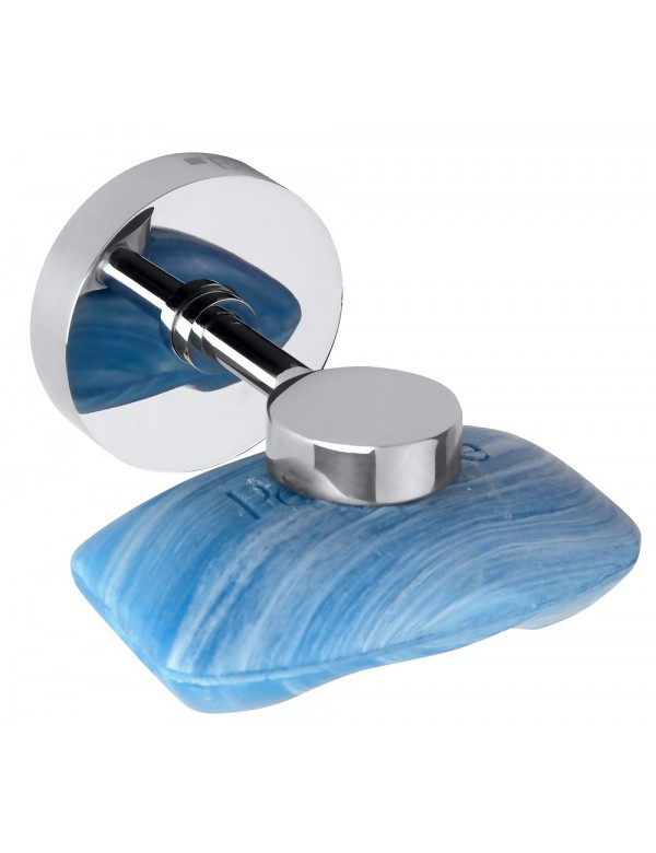 Porte-savon magnétique OMEGA en chrome 1,0x7,0x5,5cm Porte-savon magnétique OMEGA en chrome 1,0x7,0x5,5cm