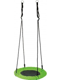 Balançoire ronde PELOUSE en tissu et métal 62 cm