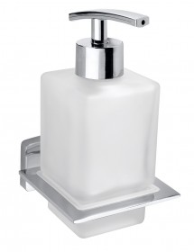 Distributeur de savon liquide en alliage de zinc NIKI 15 x10 x7,7 cm