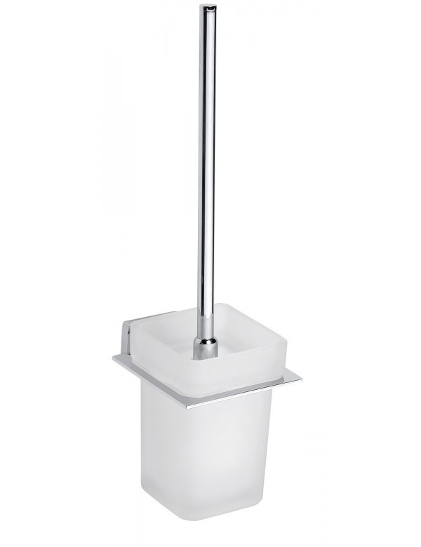 Goupillon de toilettes mural en verre NIKI 37,5 x13,5 x10,5 cm