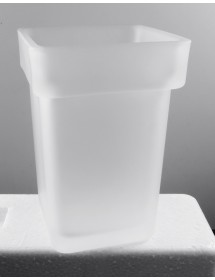 Goupillon de toilettes mural en verre NIKI 37,5 x13,5 x10,5 cm