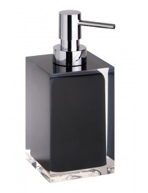 Distributeur de savon liquide carré à poser VISTA en résine / 250ml