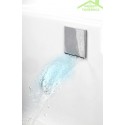 Mitigeur baignoire en chrome 3 trous