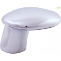 Mitigeur baignoire à cascade en chrome 4 trous
