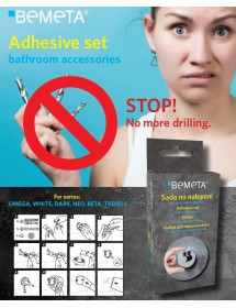 Patère double en laiton chromé BETA 5,5cm x 12cm x9cm