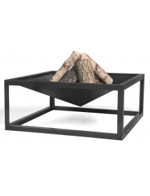 Brasero de jardin carré SQUARE 60 cm en acier