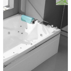 Mitigeur baignoire à cascade en chrome 4 trous