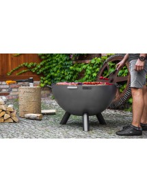 Braséro de jardin Prémium KONGO 85 cm en acier