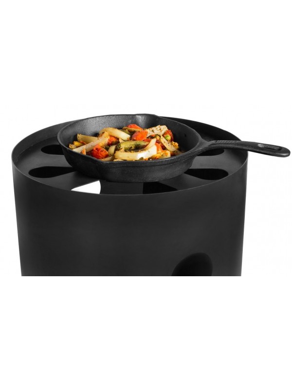 Poêle en fonte antiadhésive Ø 26, 28 et 30 cm pour braséro