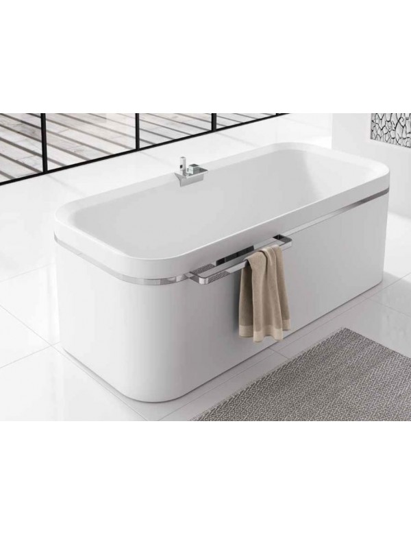 Baignoire îlot NOVELLINI DIVINA F 180x80 cm bord 8 cm