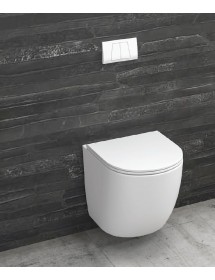 WC Rimless suspendu MILOS 49x37x36 cm avec abattant soft-closing