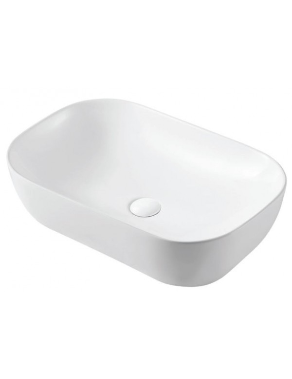 Vasque rectangulaire MILOS à poser sur un meuble de bain 60x39x14,5 cm